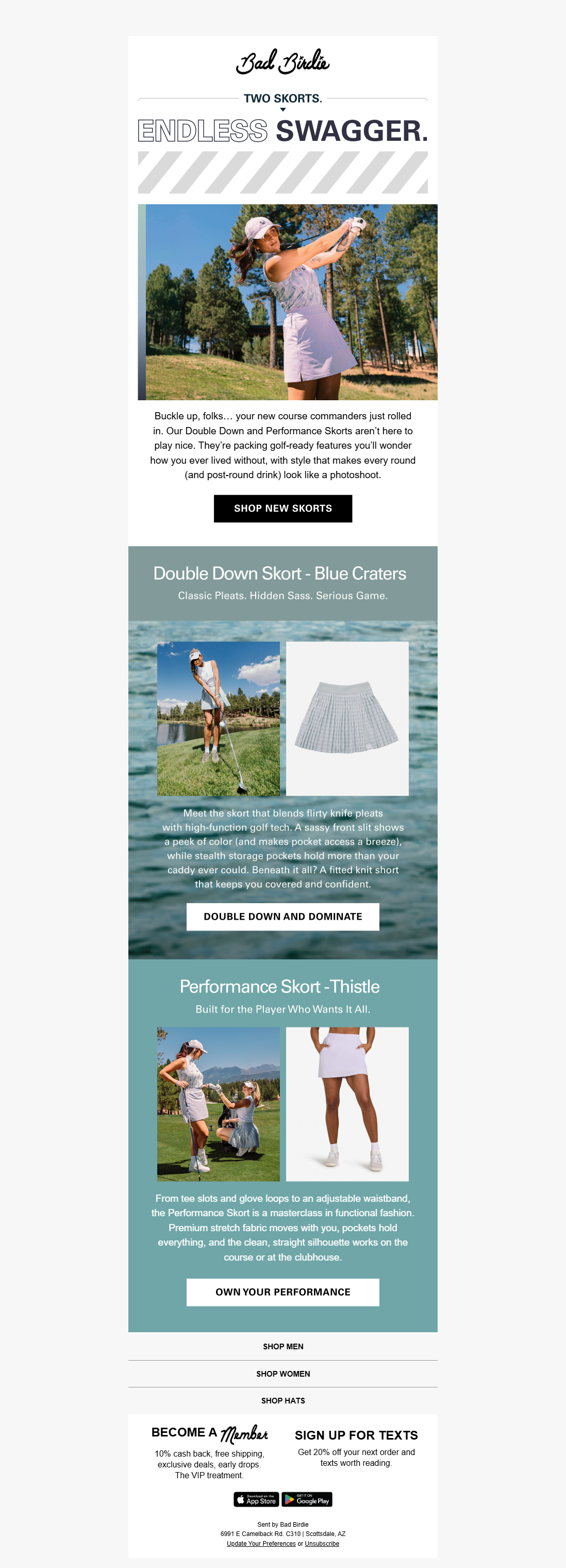 Game, Set, Skort.