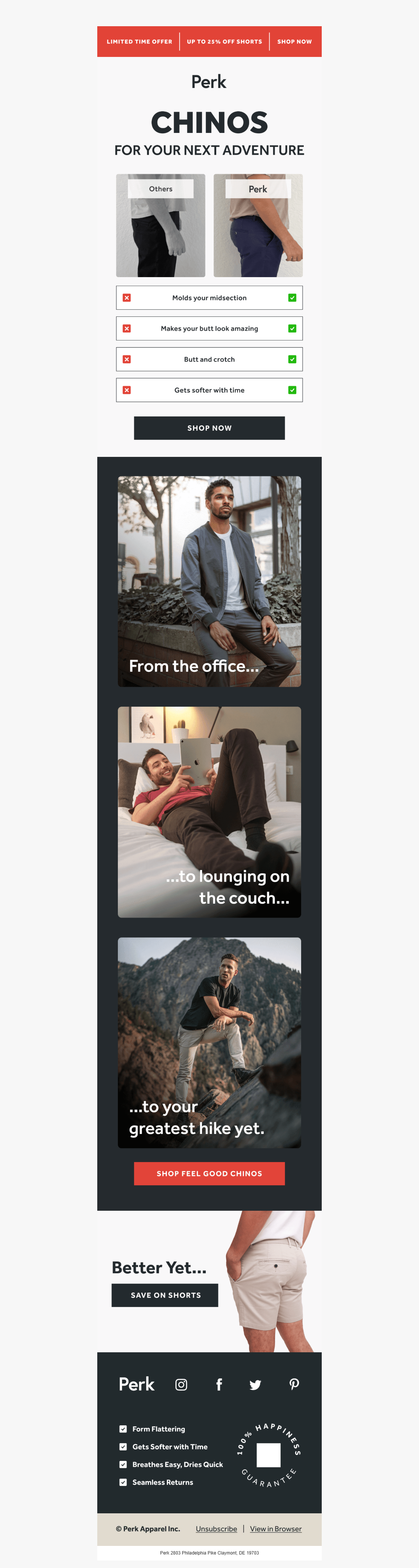 Where will you chinos take you?