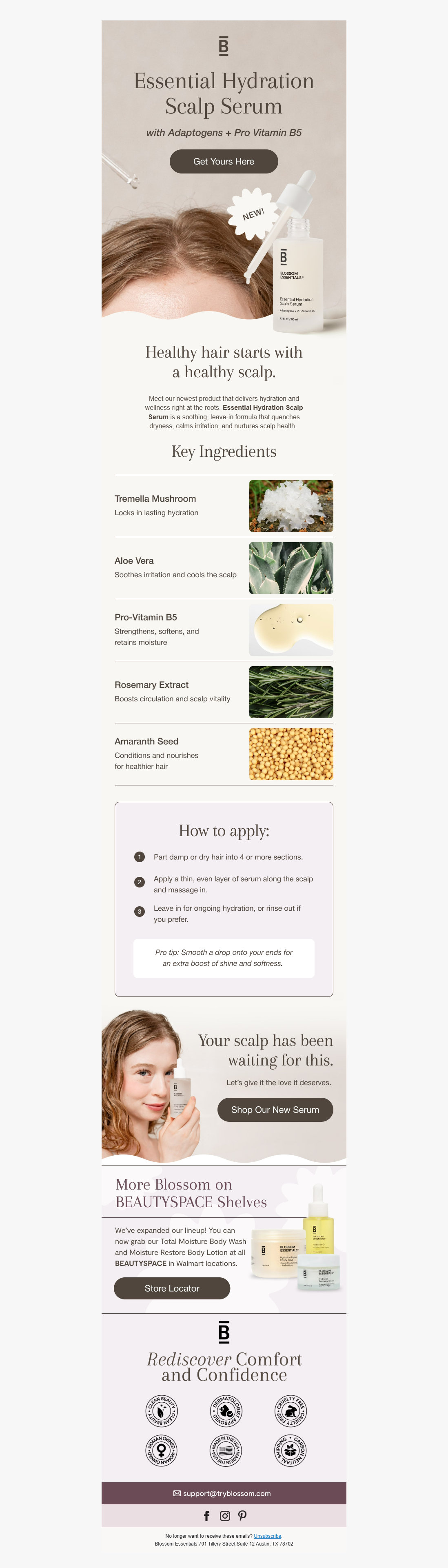 Meet Our New Essential Hydration Scalp Serum 