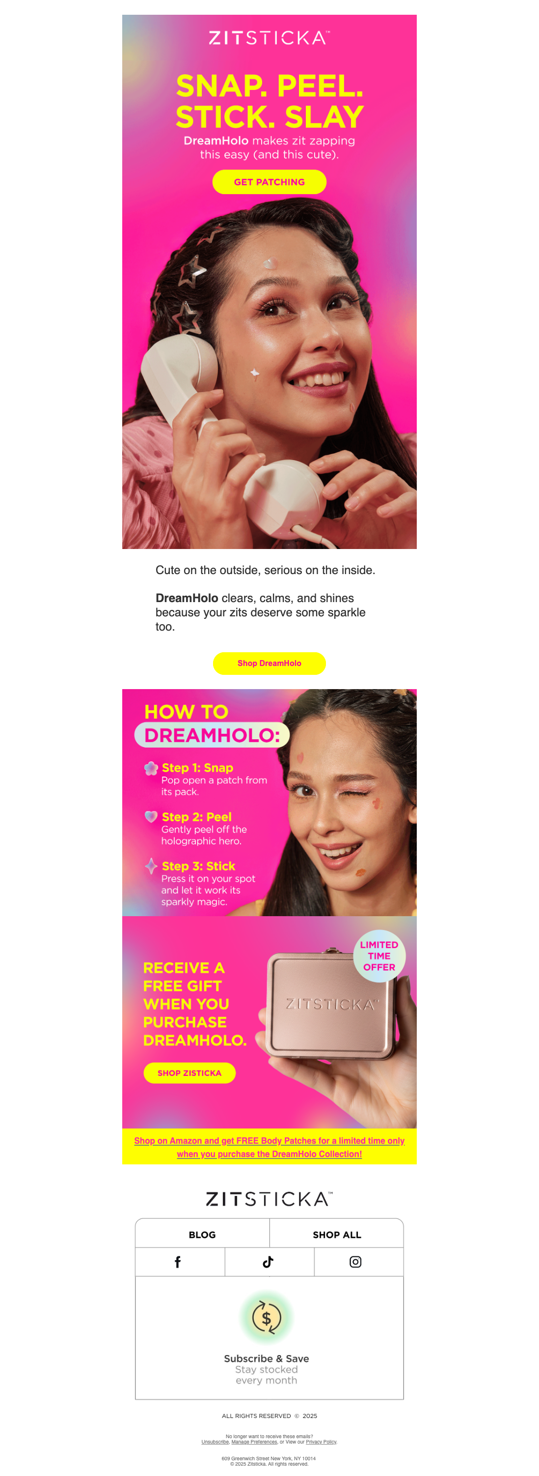 Who knew fighting zits could look this cute? 