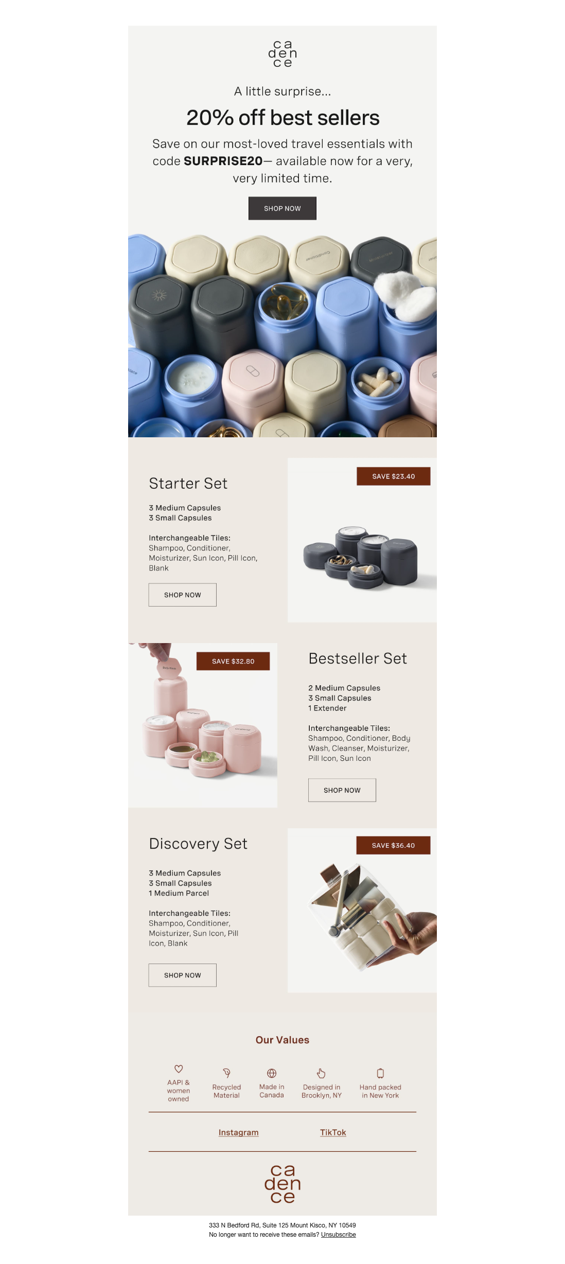 The Surprise Sale starts now