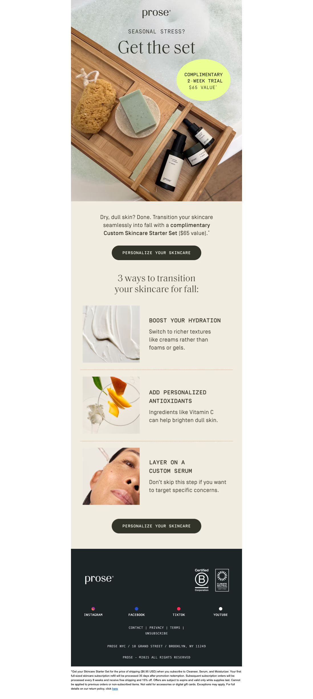 Refresh your skincare for fall,  Khaled