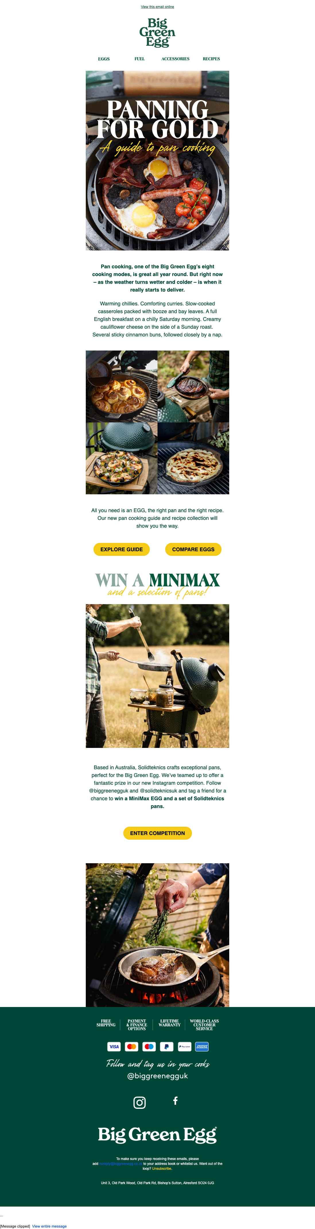 An expert guide to pan cooking over fire