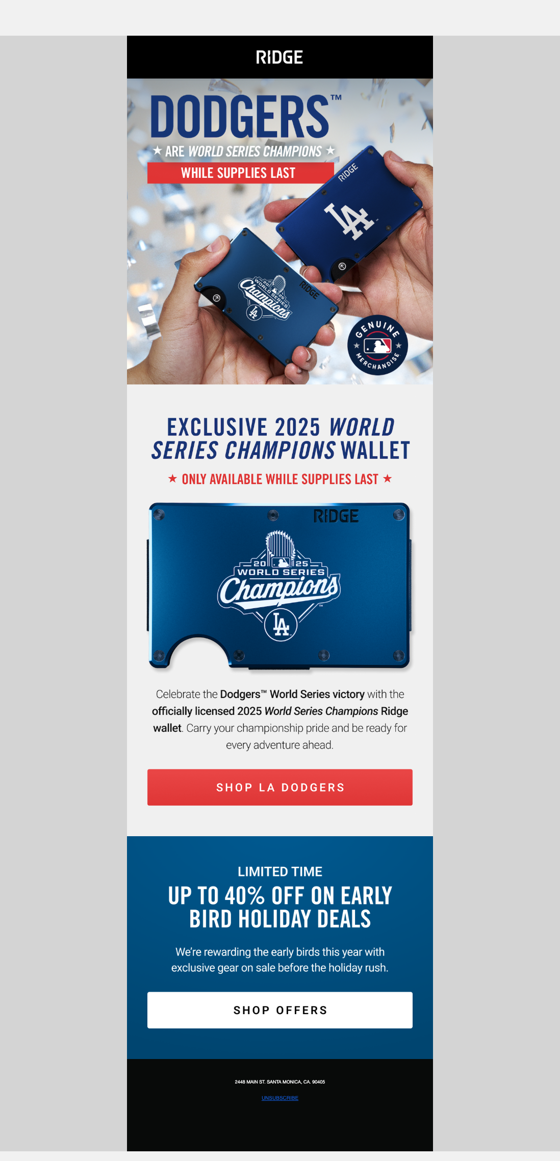 Celebrate with a New Limited Edition Wallet