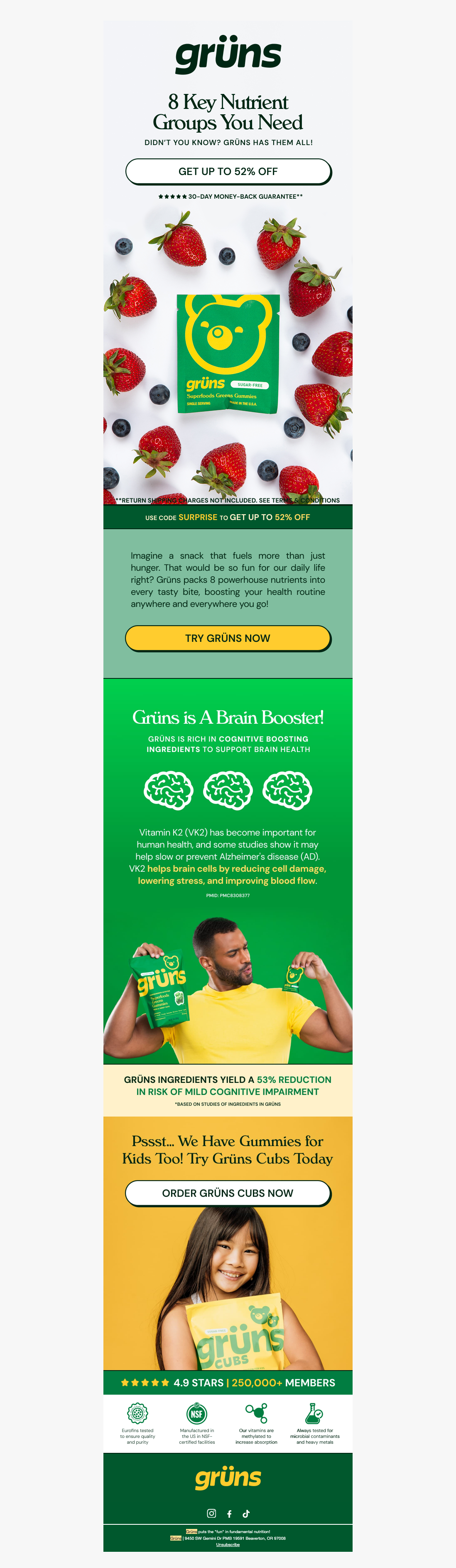 Unlock Your Health Potential With Grüns