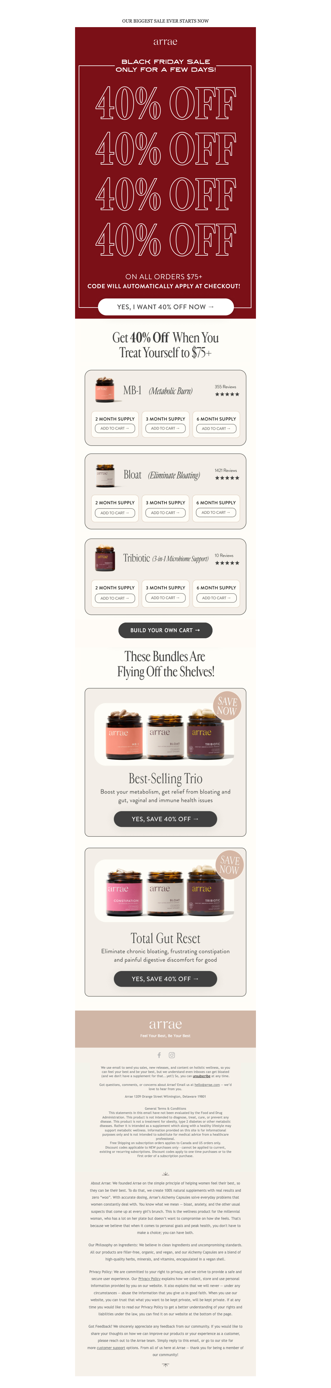 40% OFF SITEWIDE ﻿