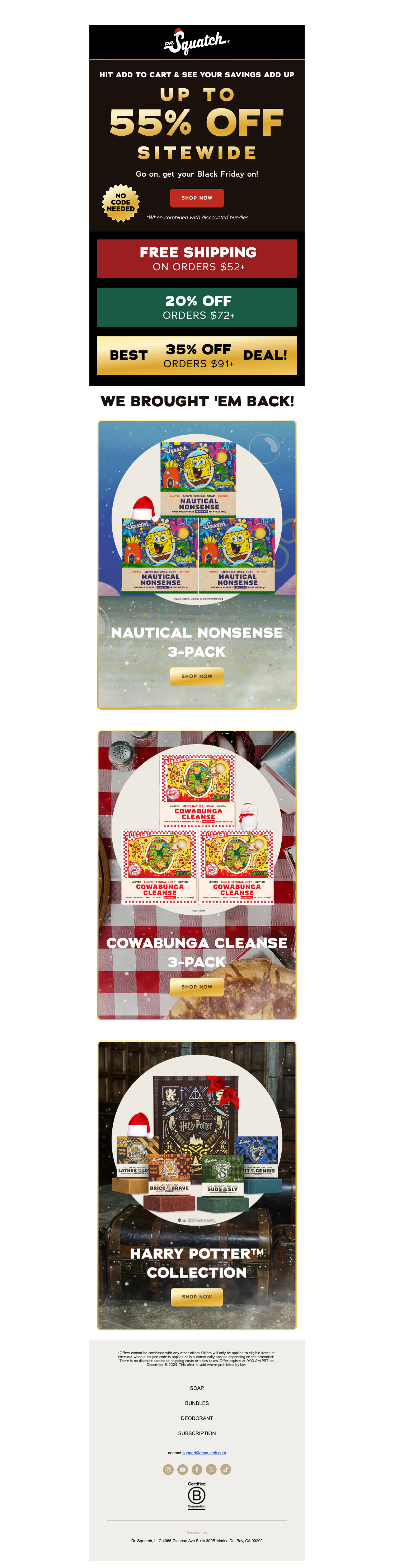 Black Friday is CANCELLED