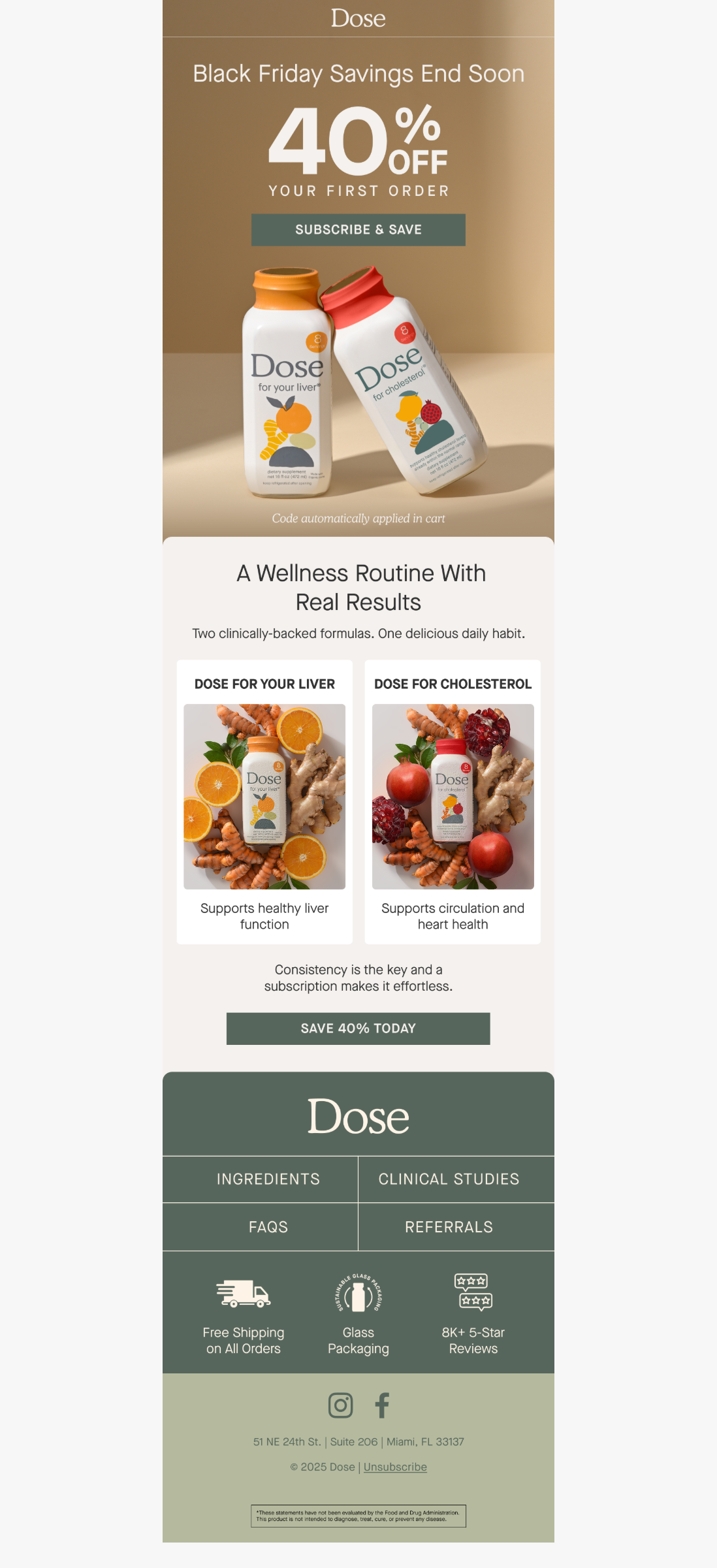 40% off for Black Friday