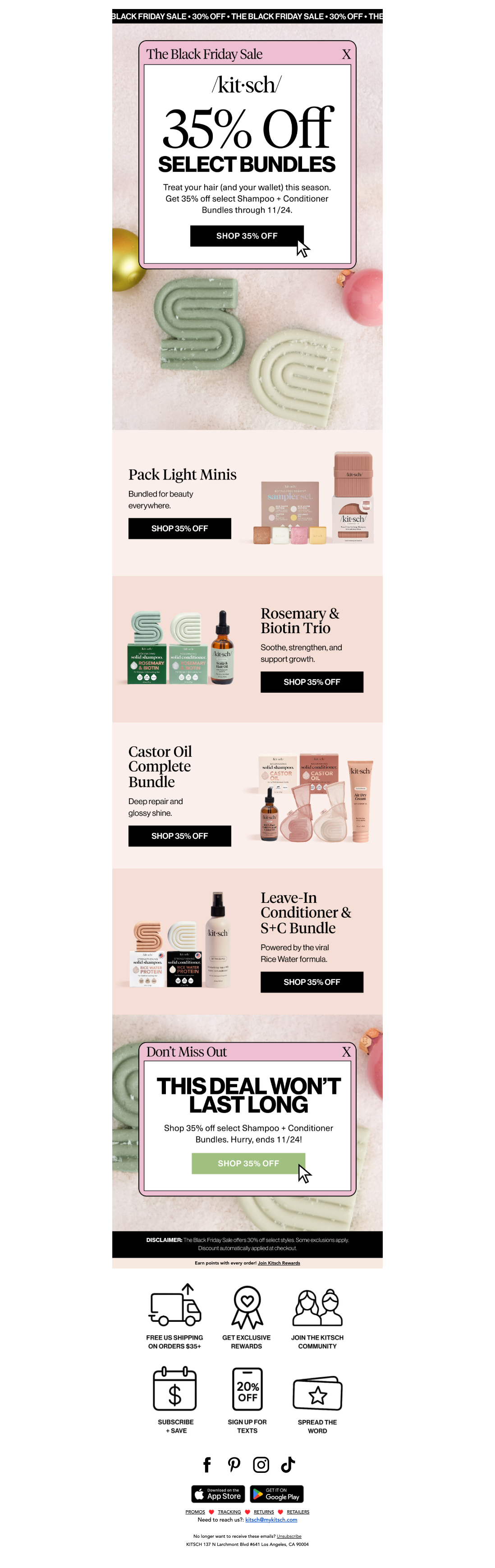 Black Friday Deals Continue... 