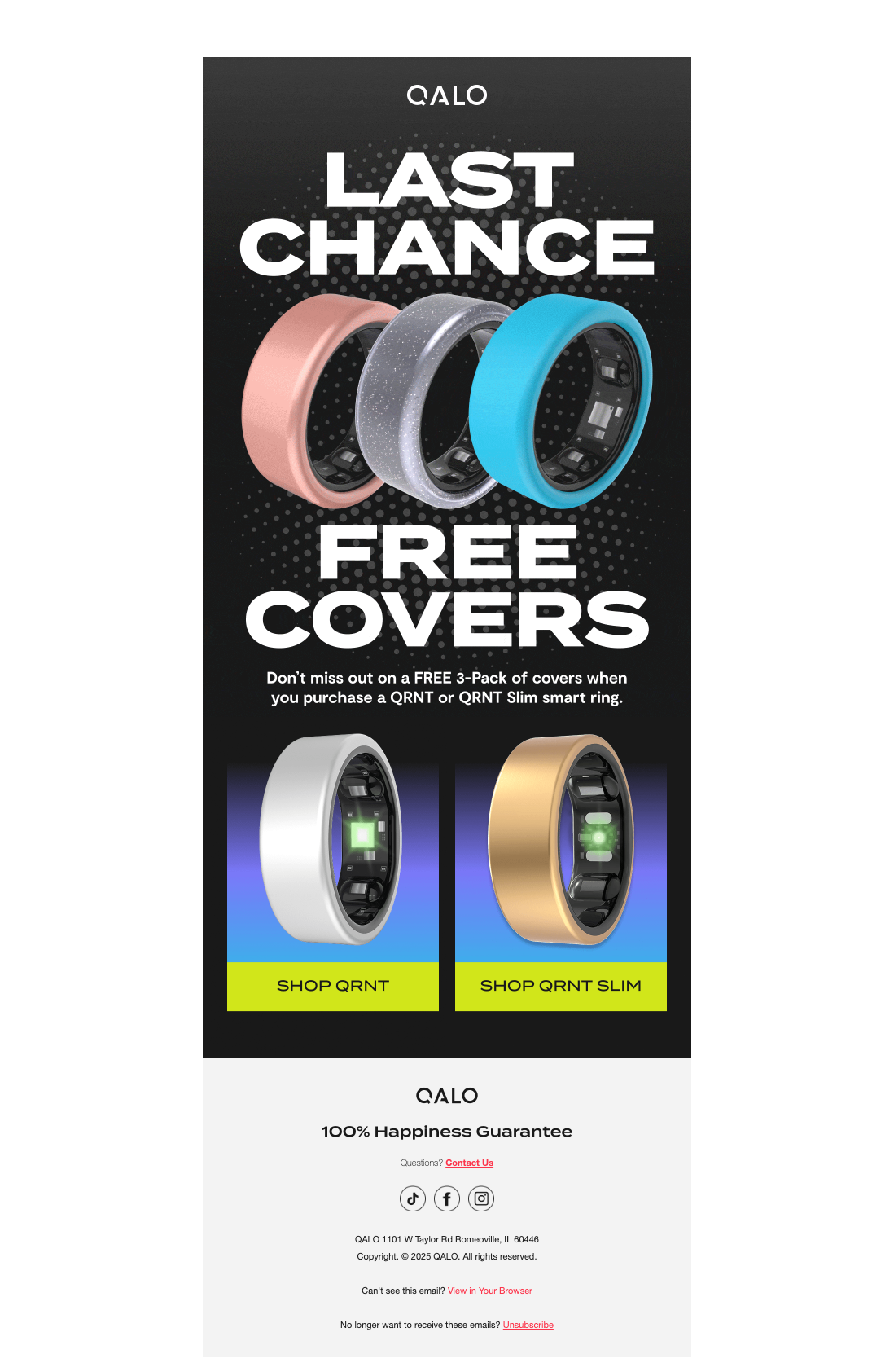 Last Chance: FREE Covers
