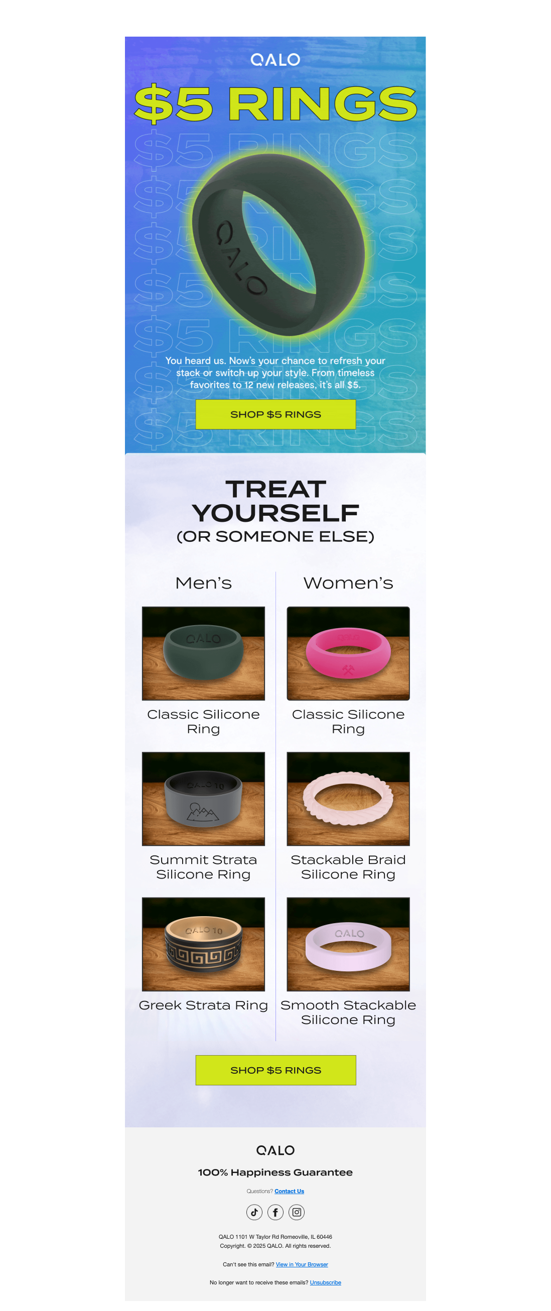 $5 Rings $5 Rings $5 Rings