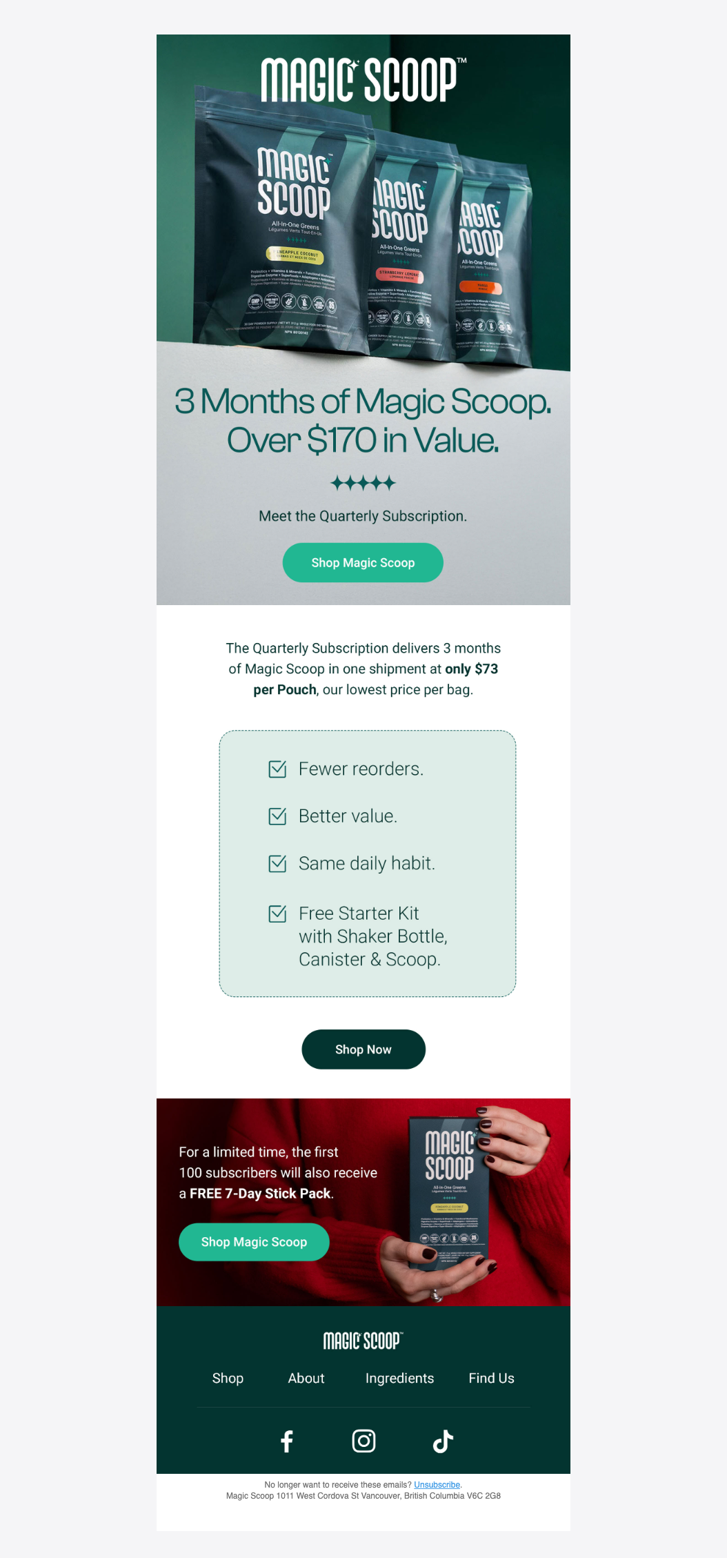 Introducing the Magic Scoop Quarterly Subscription!