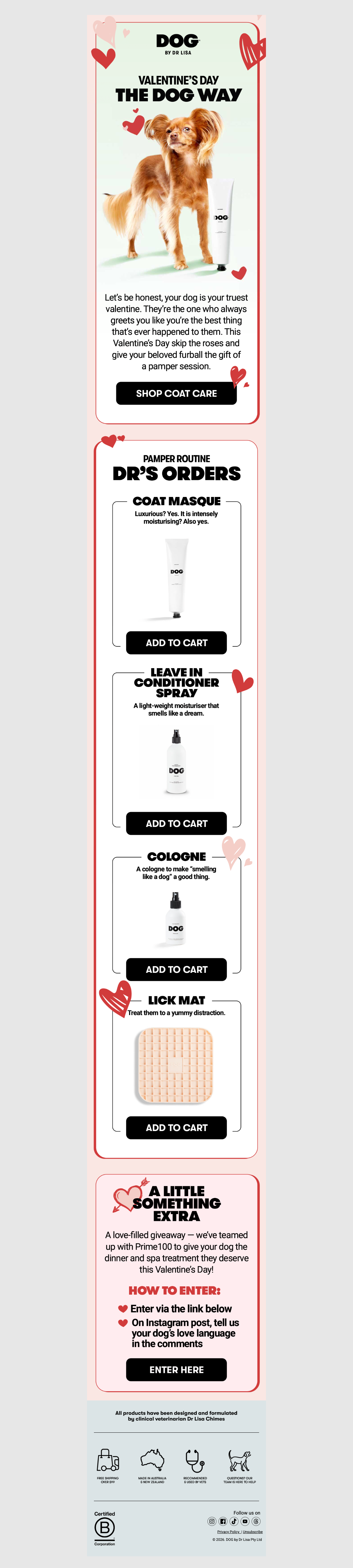 A valentines-worthy pamper routine