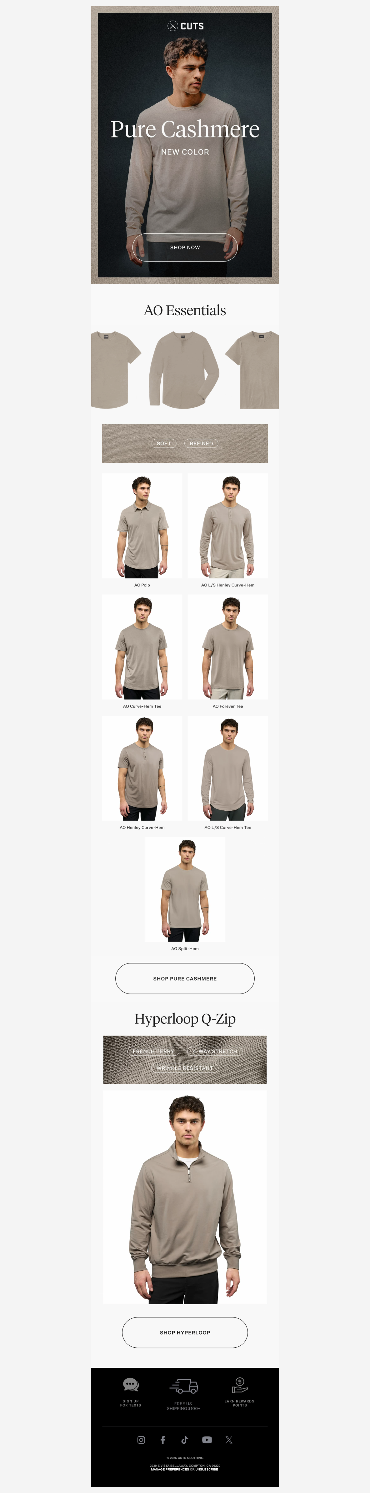 NOW LIVE: Pure Cashmere