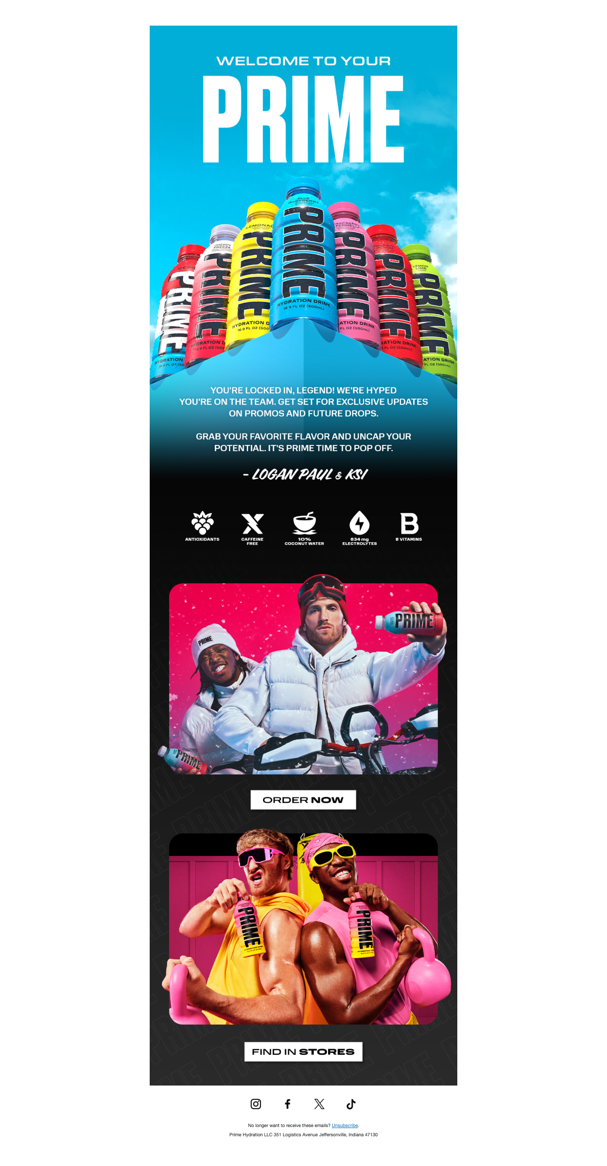 WELCOME TO YOUR PRIME