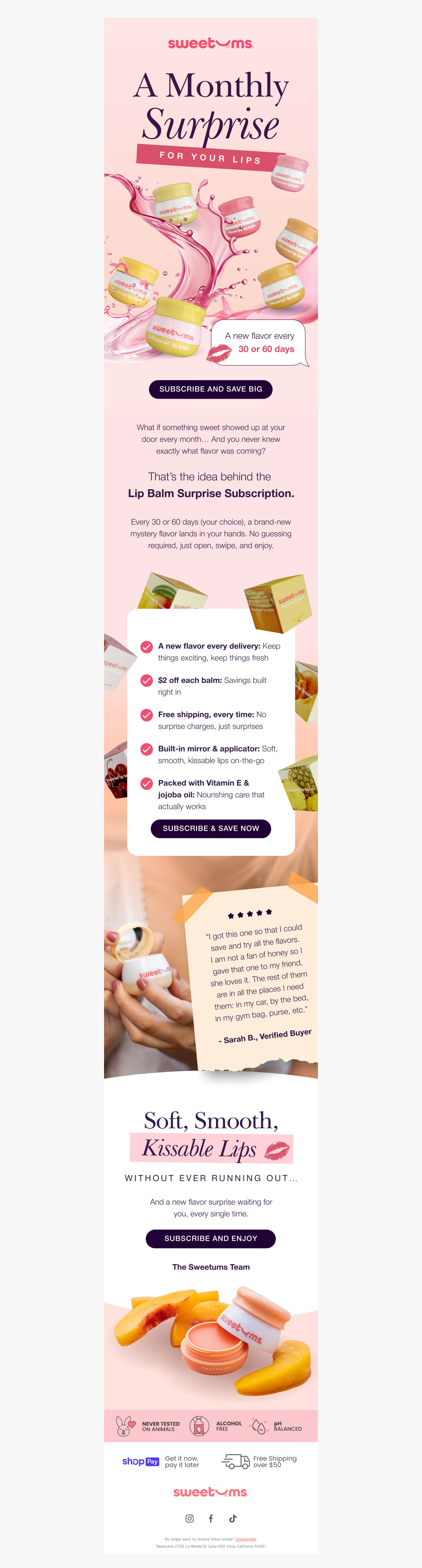 The subscription that keeps you guessing (in the best way)