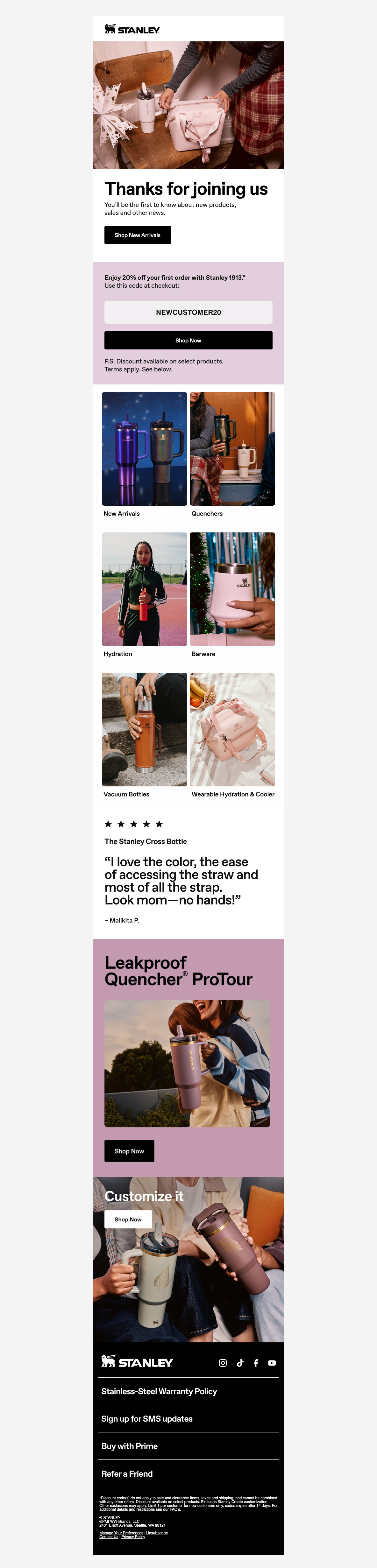 Welcome to the Family!