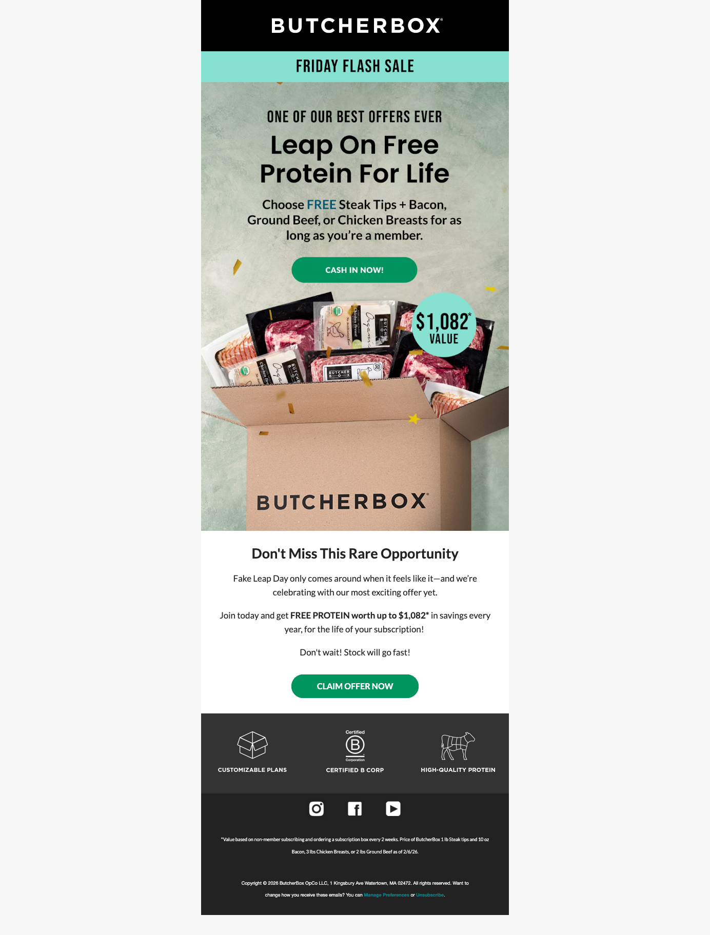 Our BEST National Protein Day Offer 