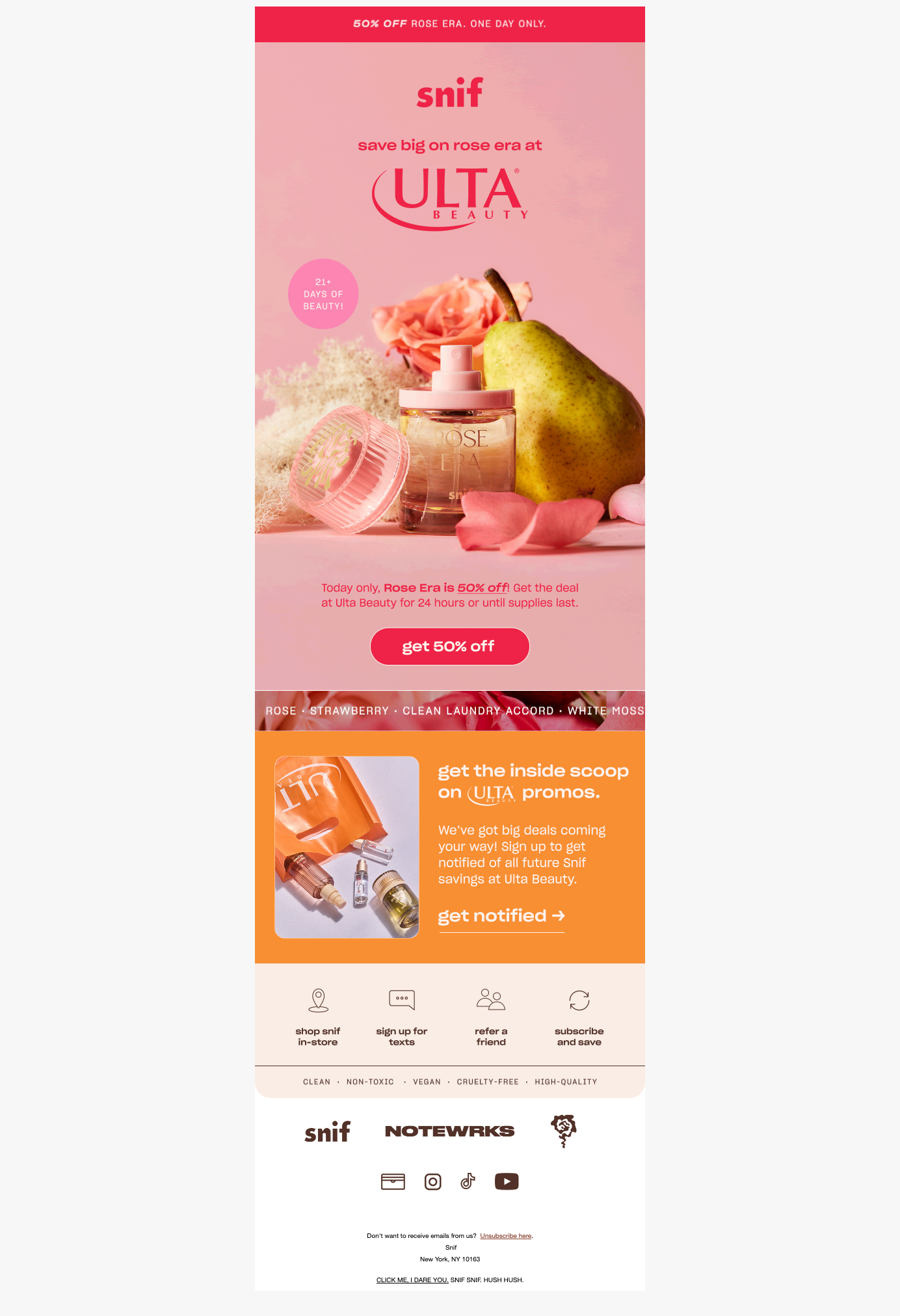 LIMITED SUPPLY: 50% off Rose Era! 