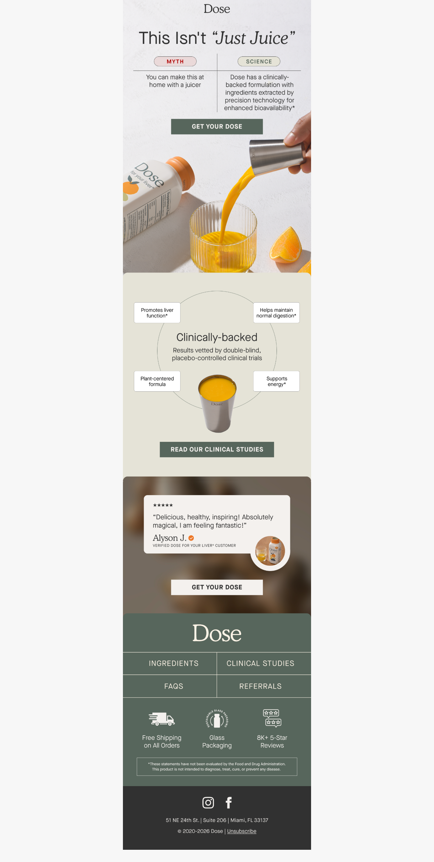 Real clinical results. Real ingredients.