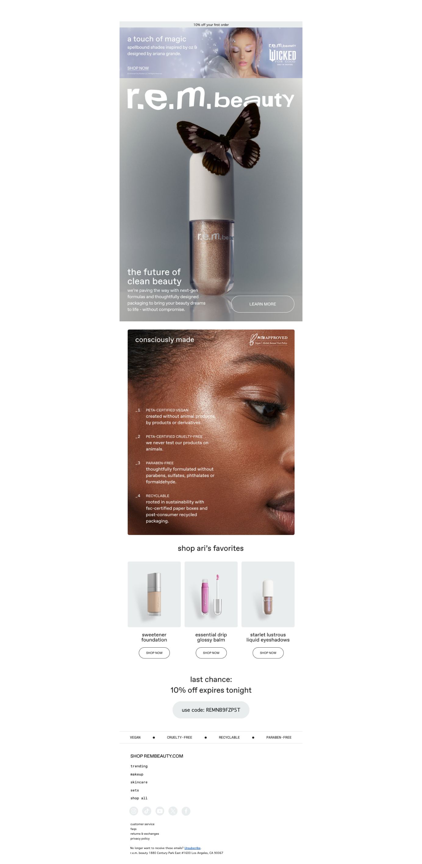 last chance: 10% off expires tonight 