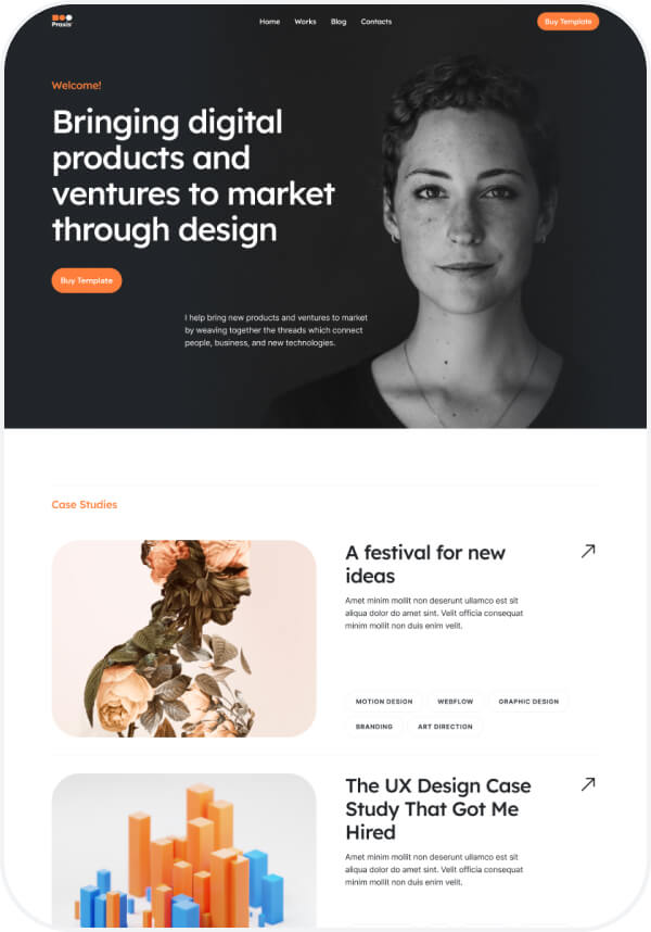 Image with templates features