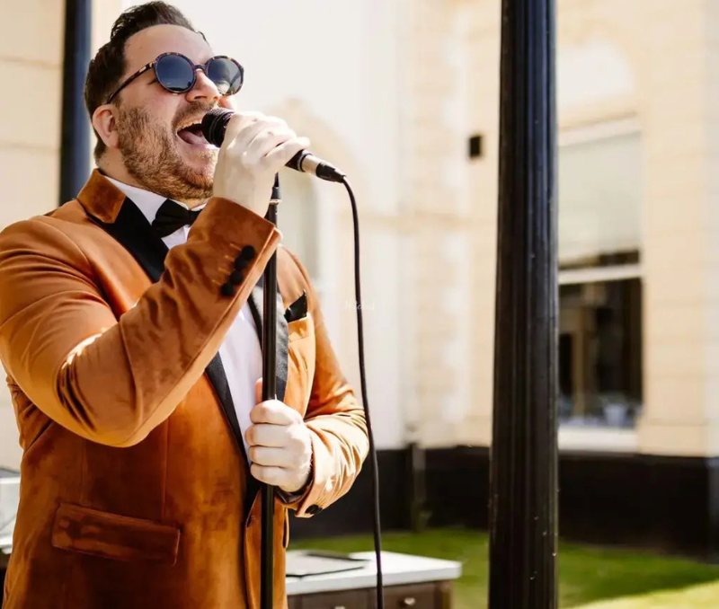 Danny — Professional Wedding Host, Singer & DJ, Creating Unforgettable Celebrations Across the North West with Live Music, Personalised Hosting, and Non-Stop Entertainment.