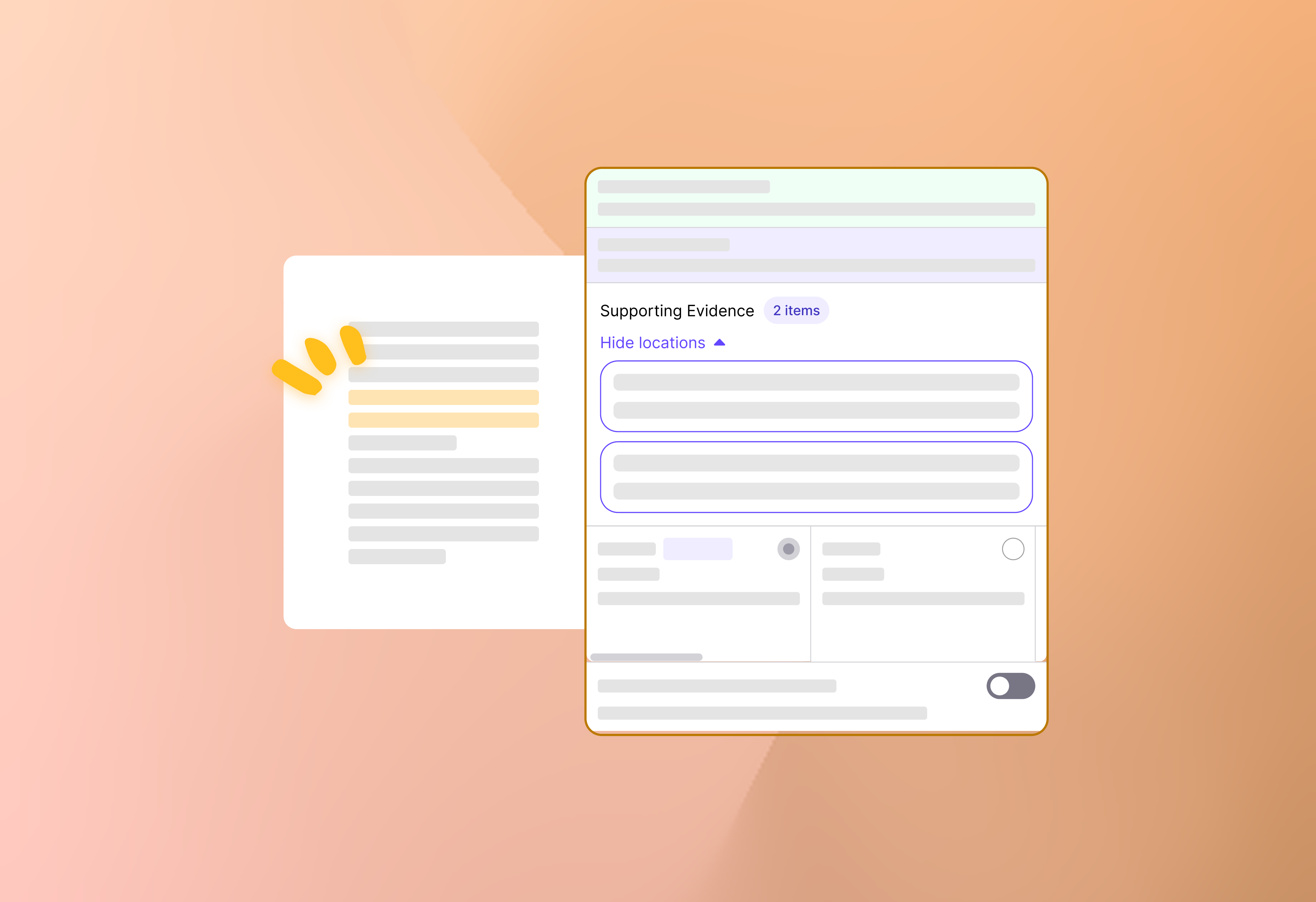 Explore assignment highlights and AI feedback to see exactly how every grade is calculated.