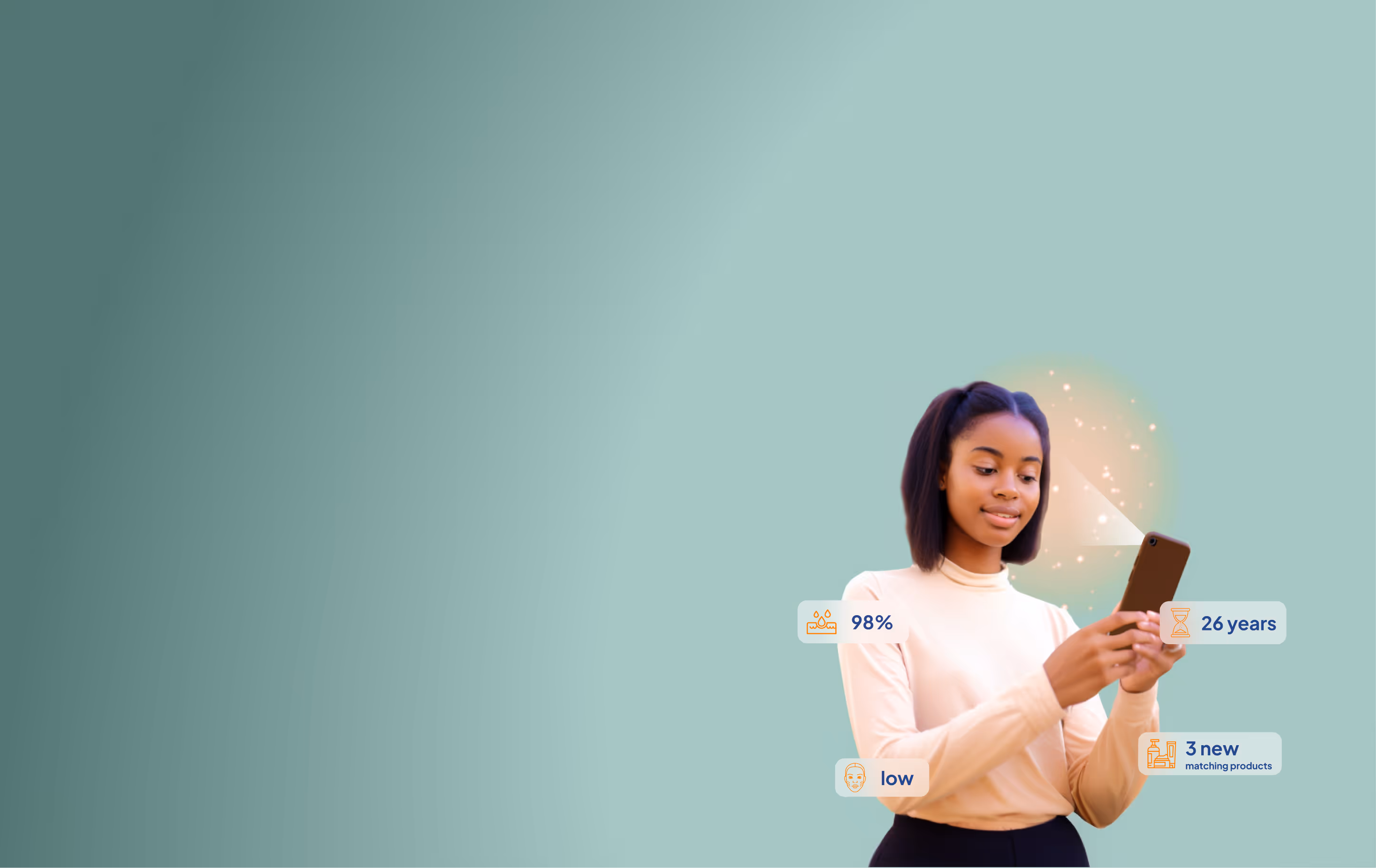 Die Hände einer Person, die ein Smartphone benutzt, um die Nägel mit KI auf Nagelerkrankungen zu scannen.