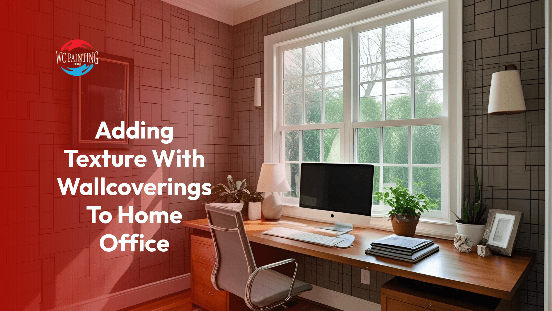 Adding Texture With Wallcoverings To Home Office