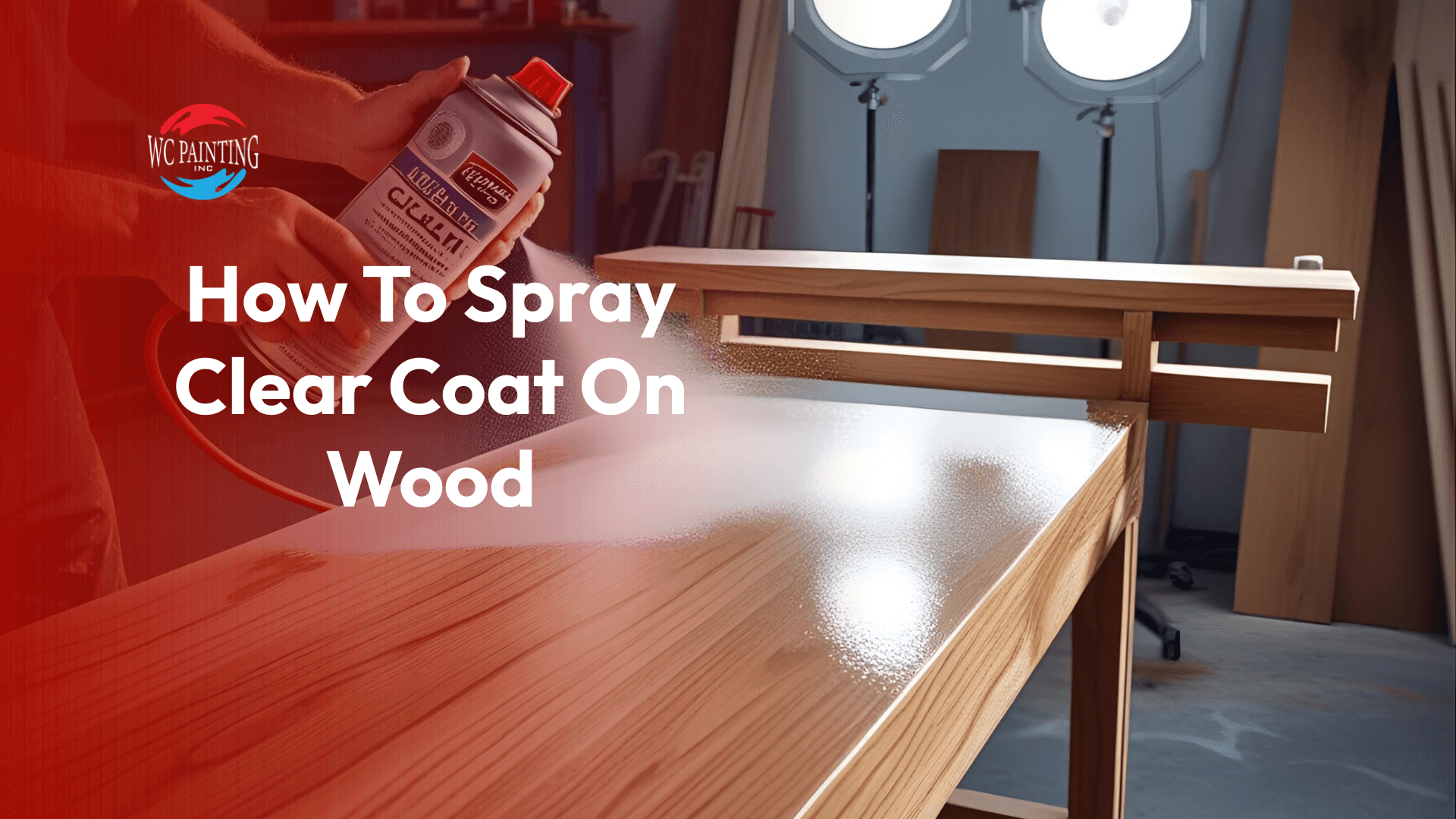 How To Spray Clear Coat On Wood