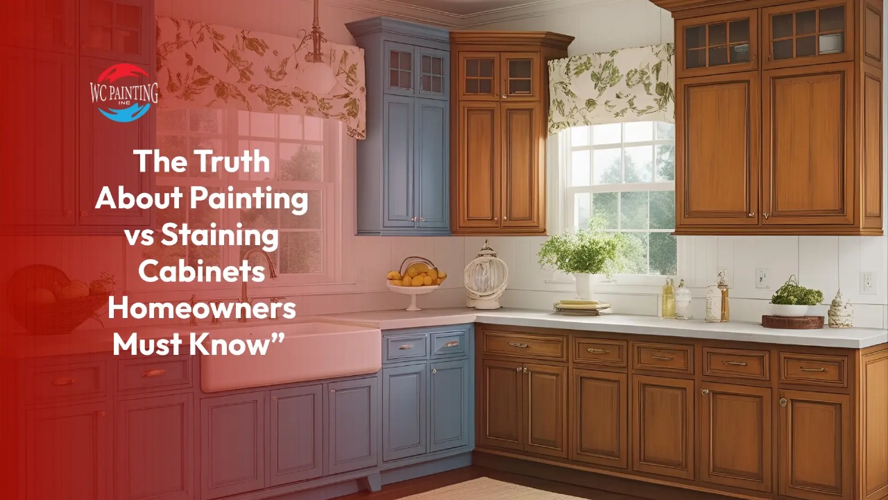 The Truth About Painting vs Staining Cabinets Homeowners Must Know