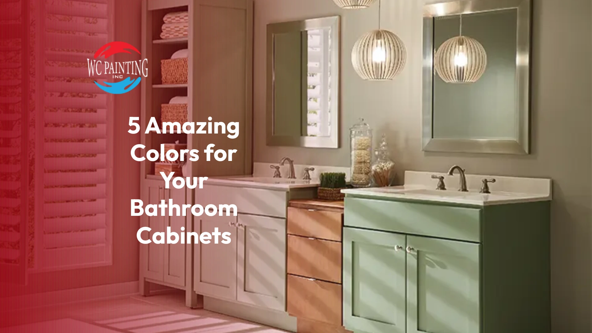5 Amazing Colors for Your Bathroom Cabinets
