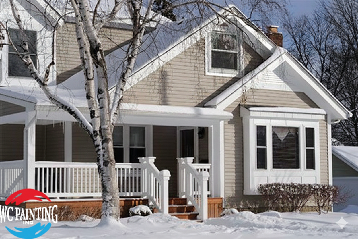 Exterior Painting in winter
