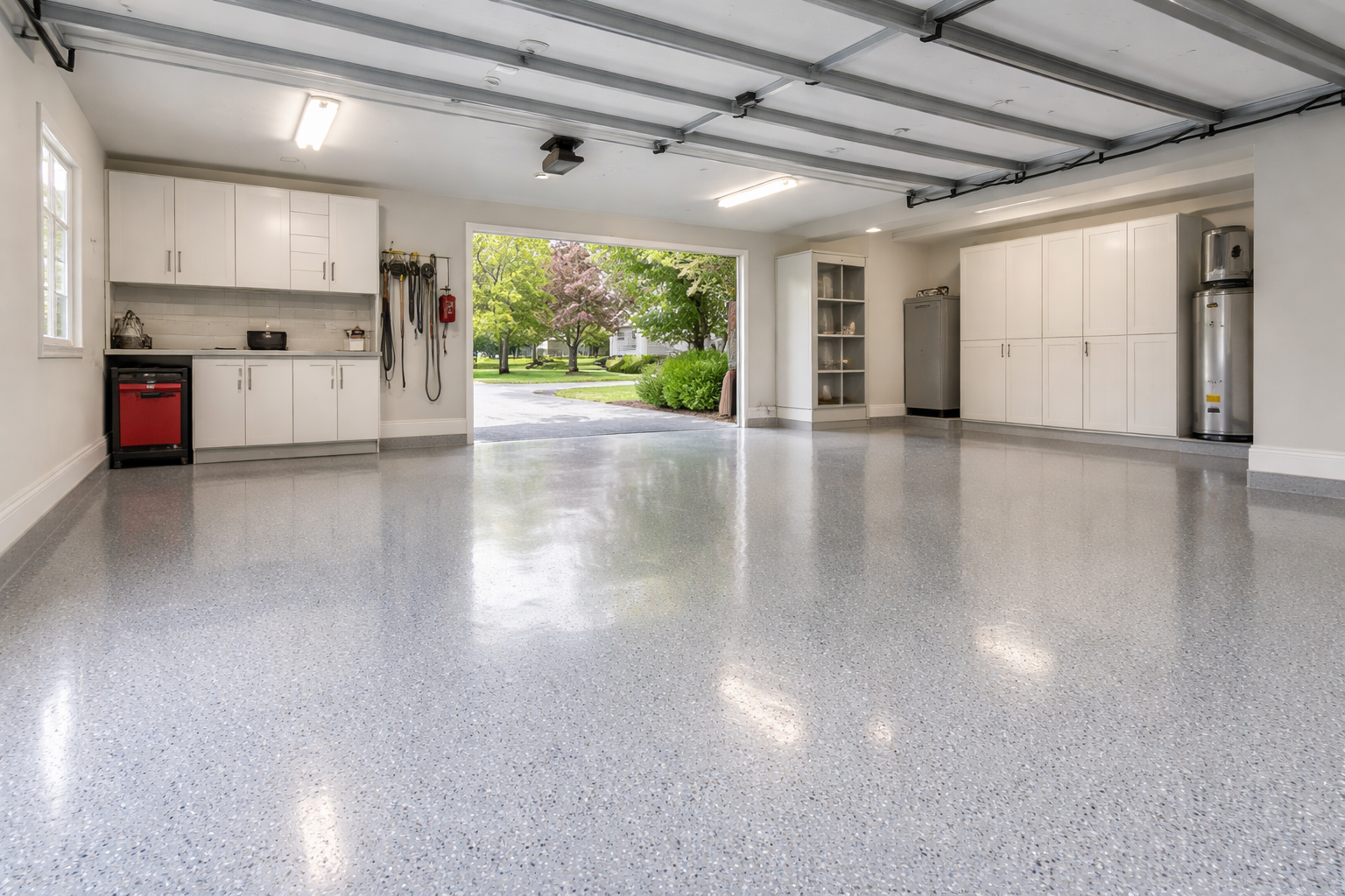 Epoxy floor wc painting services