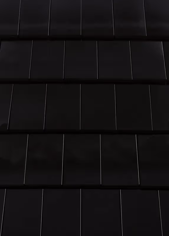 Керамічна Черепиця Creaton Visio Чорна Матова Ангобована