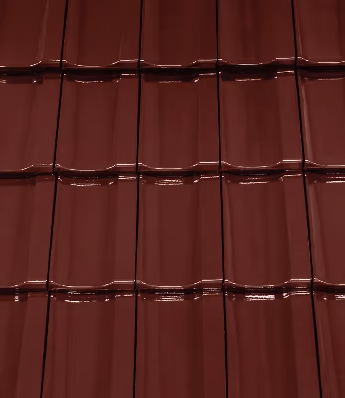 Керамічна Черепиця Creaton Cantus Винно-червона Глазурована