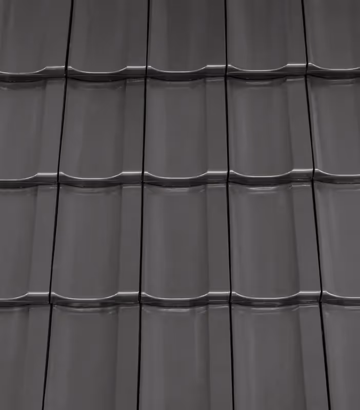 Керамічна Черепиця Creaton Cantus Кришталева Сланцева Глазурована 