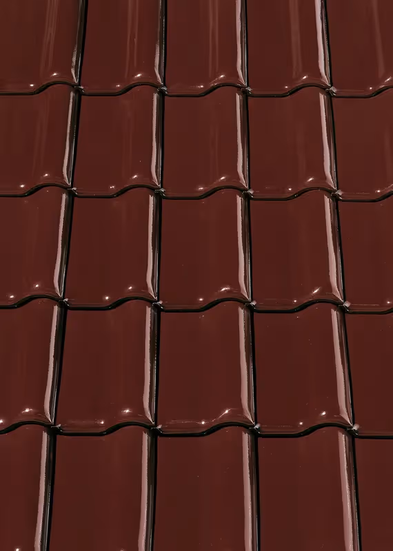 Керамічна Черепиця Creaton MZ3 Винно-червона Глазурована