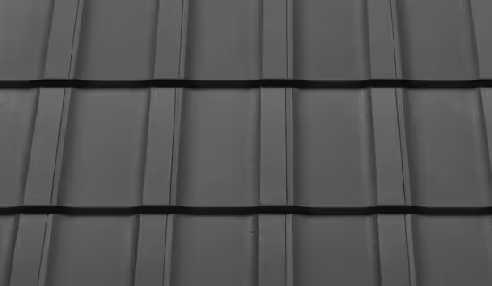 Цементно-піщана черепиця Creaton Kioto Чорна Planar