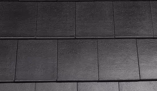 Цементно-піщана черепиця Creaton Kapstadt Чорна Planar