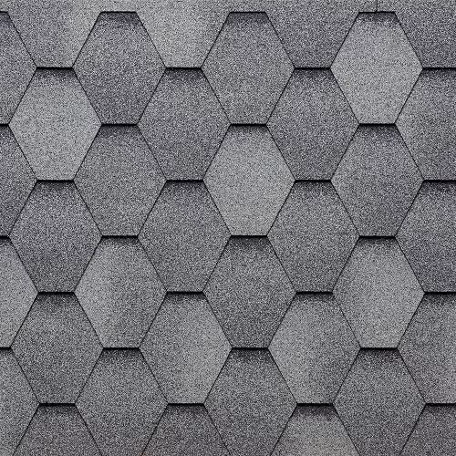 Бітумна черепиця Tegola Eco Roof Hexagonal Mixed Slate
