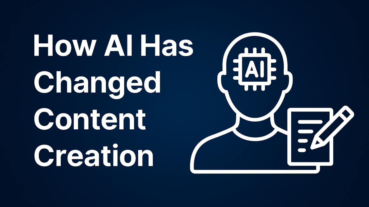 How AI Has Changed Content Creation