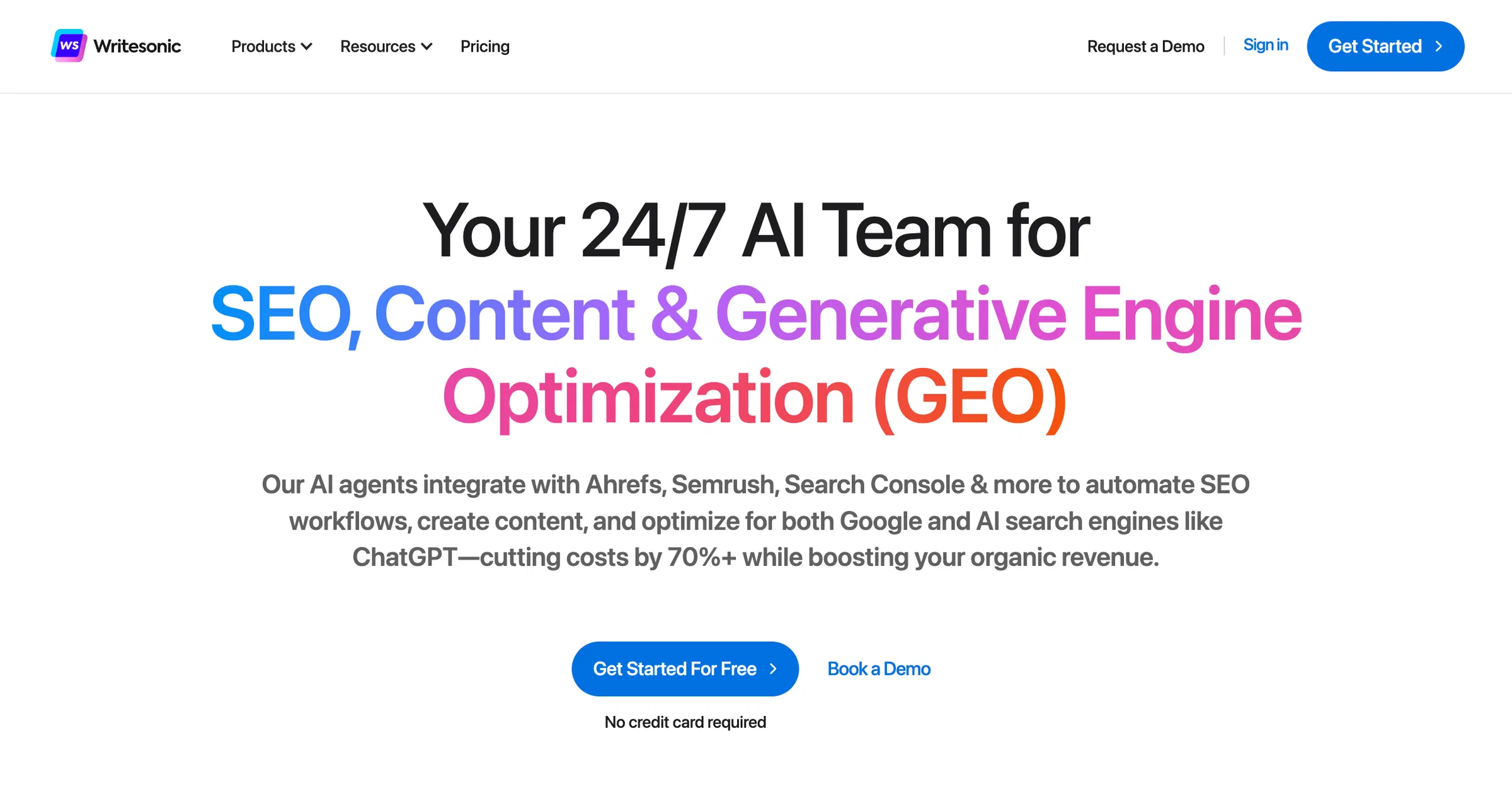 Writesonic (with AI SEO capabilities)