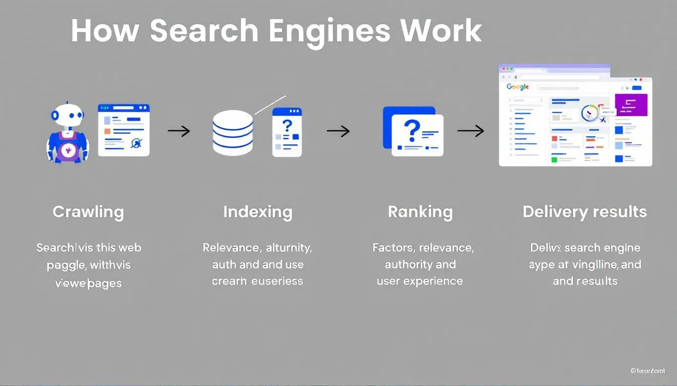 How Do Search Engines Work to Find and Rank Web Pages?
