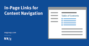 Use a Mix of In-Text and Navigational Links