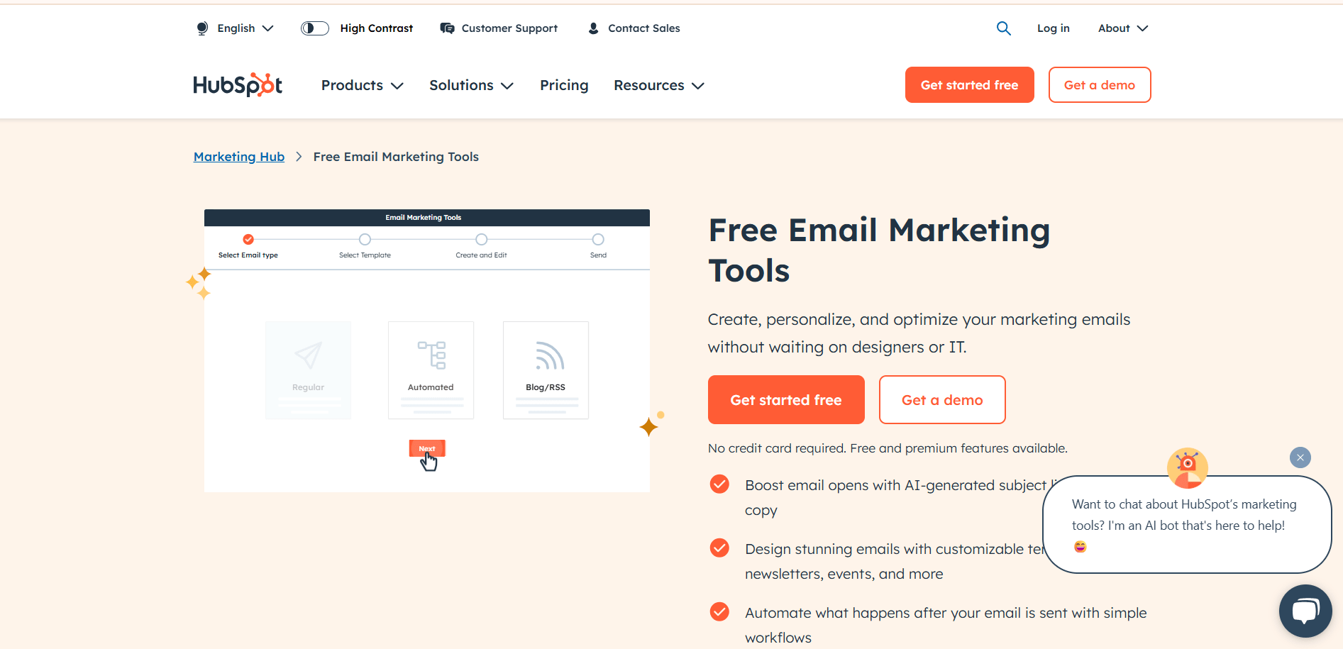 HubSpot Email Marketing