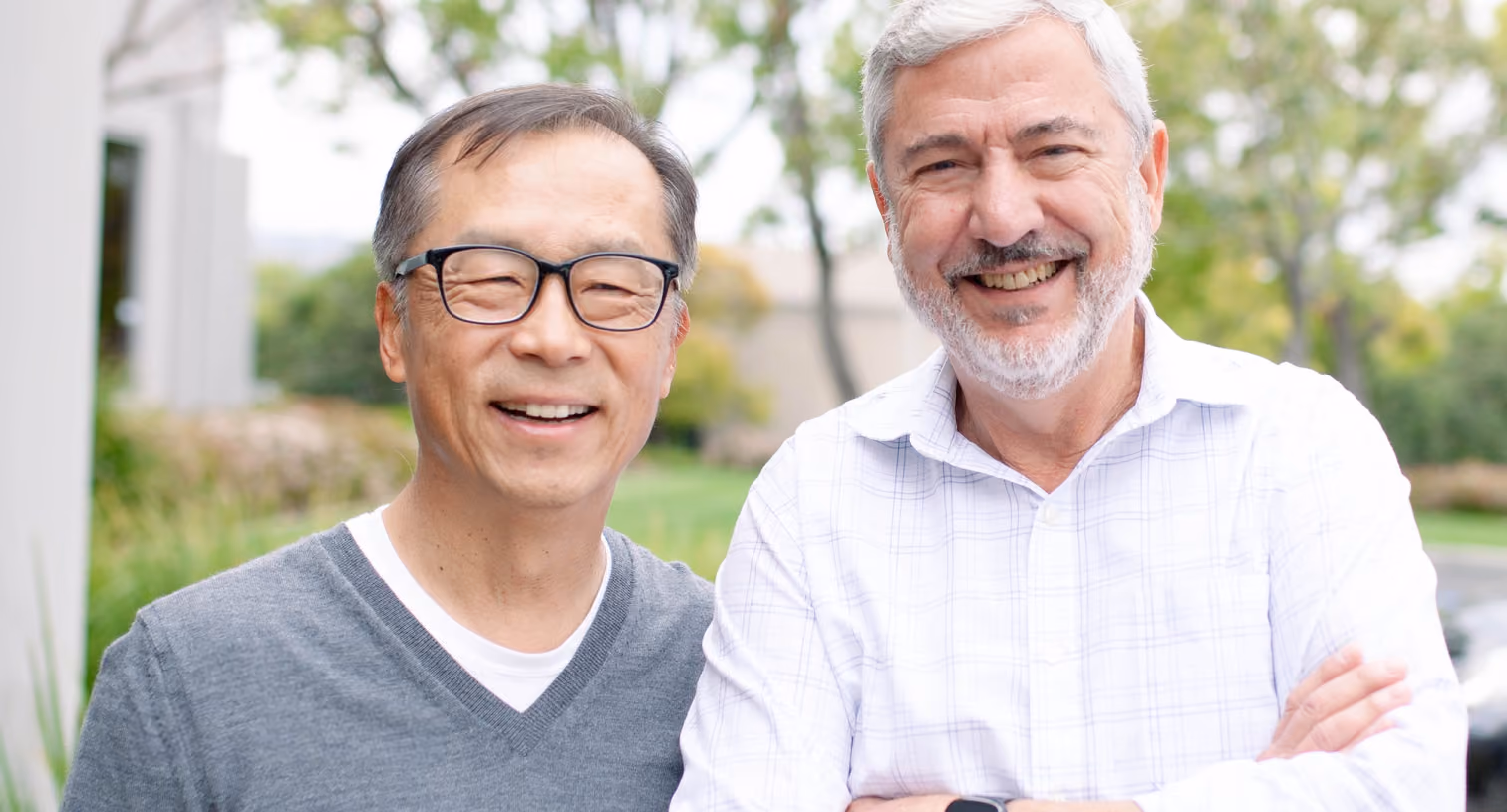 Joseph Lee, Founder and Co-CEO pictured with Joe Duarte, Co-CEO