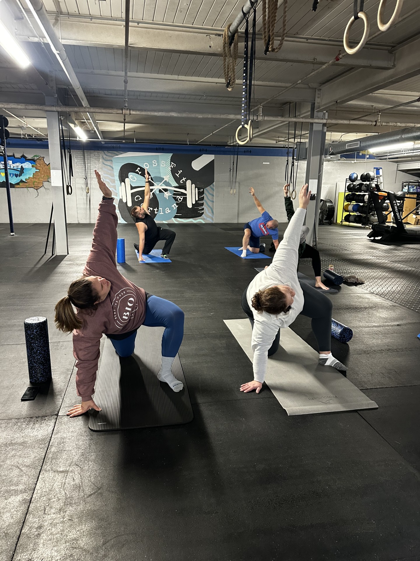 Flexy, combination of stretching and mobility.