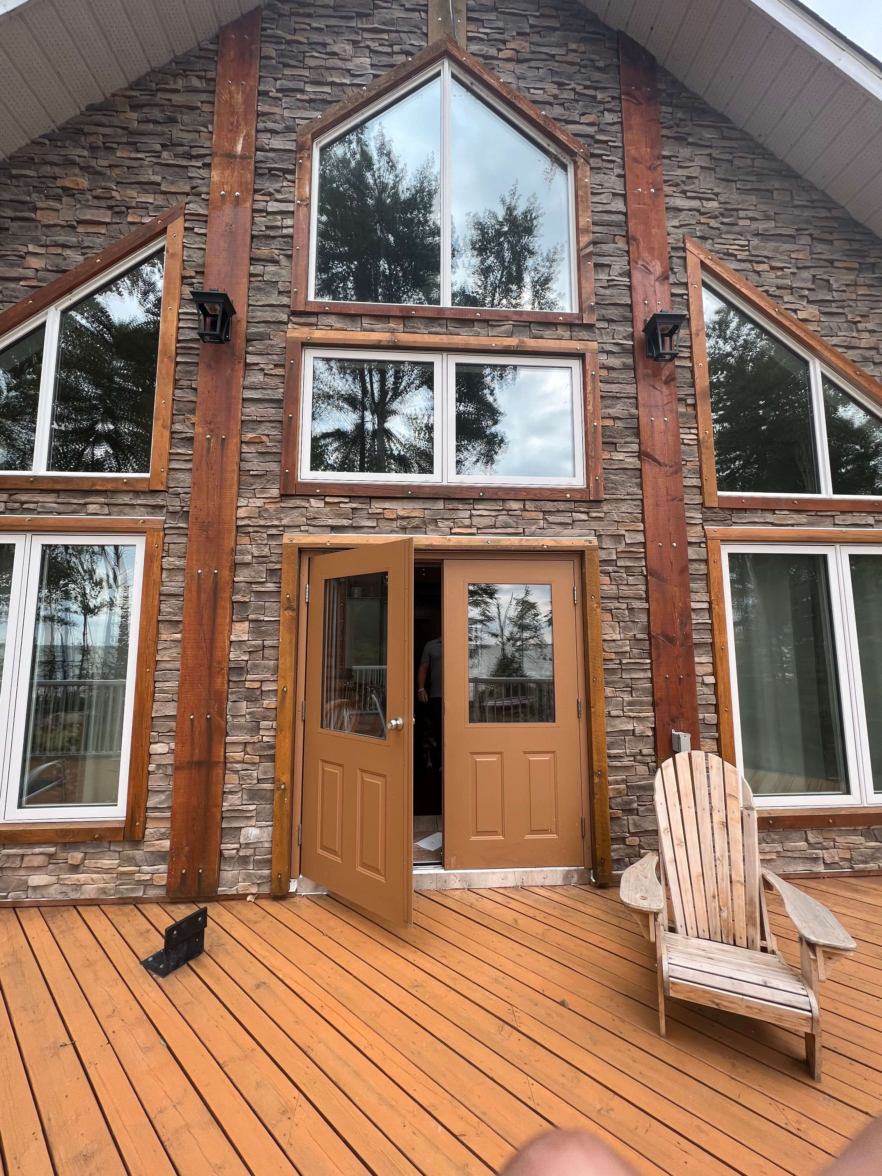 Newly installed door for a Cottage